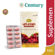 Prive Uri-Cran 10 Kapsul/Cranberry/Anyang Anyangan/Sulit buang air kecil/Suplemen herbal