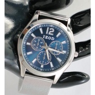 H38:Original IZOD Analog Watch for Men from USA-Silver Tone