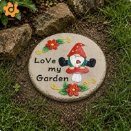 [utruiut0k] Outdoor Decorative Stones Resin Stepping Stone Paving Slab Garden Decoration for Yard an