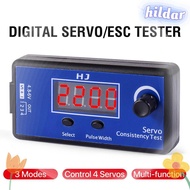 HILDAR RC Servo Tester, DC 4.8~6V Digital Display ESC Consistency Tester, RC Parts Tester 3 Modes Di
