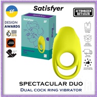 Satisfyer Spectacular Duo Dual Cock Ring Vibrator (Authorized Retailer)