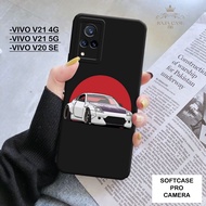 HP Vivo V21 4G Case Vivo V20 SE 5G/ - Rajacase - Vivo V21 4G casing 5G/ - CAR Softcase Motif - V21 4