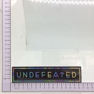 F76 Undefeated Sticker