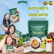 [BUY 3 GET 3 + FREE GIFTS] ONLY 179P/Pack - FDA APPROVED FITGUM COLLAGEN CHIA COFFEE MIX - 11 IN 1 -