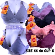 KATUN Sports bra AdultWanita Jumbo size 44 46 No wire push up Comfortable cool Stretch cotton hook 3