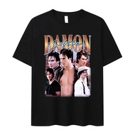Damon Salvatore Ian Somerhalder TV Show T-Shirt for Women Summer Tops O-neck T-Shirt Women's Clothin
