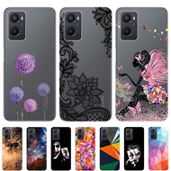 OPPO A96 Case Silicone Soft TPU Cartoon Paint Phone Case Back Cover OPPO A96 A 96 4G Casing