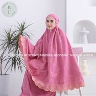 RF Nabilla - COD Mukena Dewasa Jumbo Gracella Exclusive Katun Premium FULL Bordir