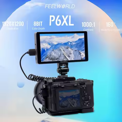 FEELWORLD P6XL Micro Single Monitor 4k Camera High Definition Hdmi Monitor High Brightness 1200nit D