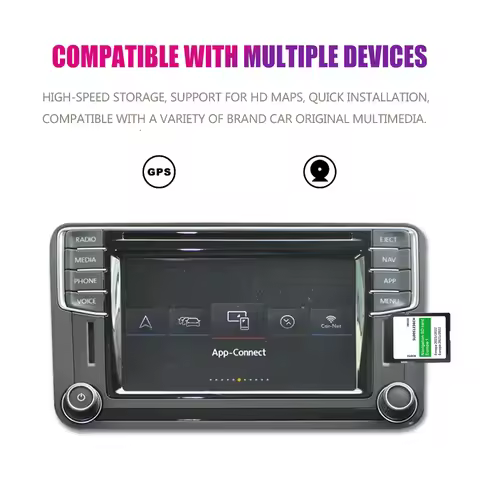 New for VW Discover Media Navigation AS V23 Map UK Europe 2026 5NA 919 866 NA Sat Nav SD Card 32GB