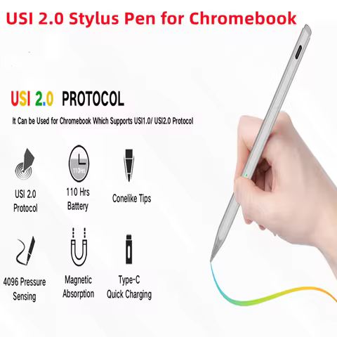 USI 2.0 Stylus Pen For HP Chromebook x360 13c 14c 12b 14b Elite C1030 Chromebook X2 11" Laptop Table