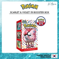 [POKEMON] Pokemon Card Scarlet & Violet 151 Booster Box SV2a Sealed Korean ver / 20 Booster Packs (7