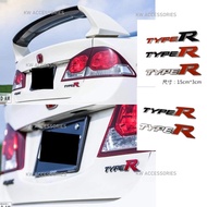Honda Civic TYPE R LOGO 3D EMBLEM CIVIC FD FD2R