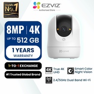 [4K UHD] EZVIZ C6N G1 4K (8MP) Next-Gen Smart Wi-Fi Pan Tilt Camera | Dual Band 2.4G/5G WiFi Trackin