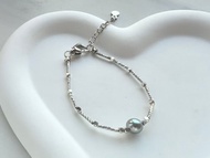 天然海水珍珠 akoya 真多麻 手鏈