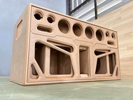 ตู้ลำโพงDIY ตู้แบนพาส8นิ้วกระแทกข้าง(ลมหลังดอกซับคู่)กลาง4นิ้ว"แหลม3นิ้ว" ไม้MDF15มิล ใส่ดอกDM สเปคแ