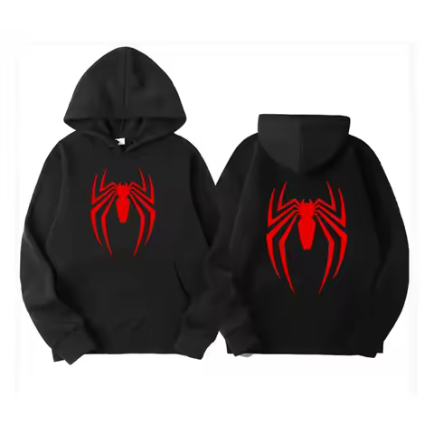 Fashion printed Spider men's hoodie casual hoodie pullover men's top Spider hoodie sportswear