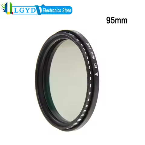 95mm ND Filter For Canon / Sony SLR Camera ND Fader Neutral Density Adjustable Variable Filter, ND2
