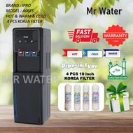 IPRO Hot & Warm & Cold Water Dispenserr Floor Standing A06FS - 2 Colours - 4 Korea HALAL Filter