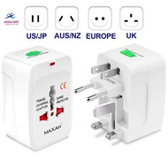[Malaysia Plug] 3 Pin Plug International Universal Adaptor UK Travel Safety Adapter