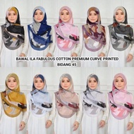 Tudung Bawal Cotton Curve