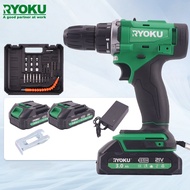 Ryoku สว่านไฟฟ้า  21V พร้อมแบตเตอรี่ 2 ก้อน