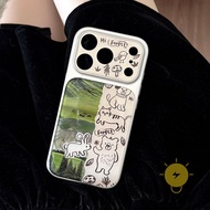 For iPhone 16 Pro Max Case Acrylic Hard Phone Case For iPhone 17 Pro Max 16 15 14 Cover 手机壳 Aestheti