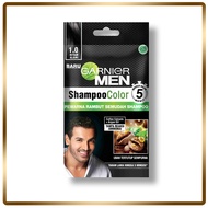 Garnier Men Shampoo Color Sachet 20ml Pewarna Rambut Shampoo Tahan Lama Cat Rambut Pria Penutup Uban