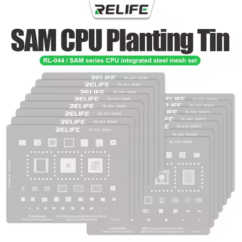 RELIFE RL-044 BGA Reballing Stencil For Samsung A/J/Galaxy/Note Series Exynos CPU POWER Charger WIFI