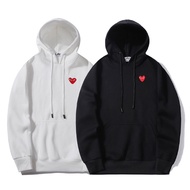 New Classic PLAY Comme Des Garcons CDG Hoodie Sweater Men Women Red heart sweater