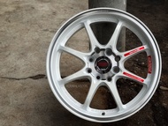 New Car Sport Rim RAYS CE28 Wheels 15x6.5J 8x100/114.3 ET40 Pearl White + CPL - READY STOCK