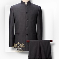 2-in-1 Men's Mandarin Jacket, 2-in-1 Men's Mandarin Jacket, Jacket Formalkoko