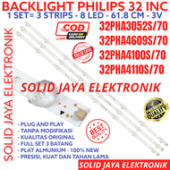 BACKLIGHT LED TV PHILIPS 32 INC 32PHA4100 32PHA4110 32PHA4609 32PHA3052 S LAMPU BL 8K 3V 32PHA4100S 