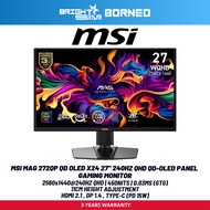 MSI MAG 272QP X24 27" 240HZ QHD QD-OLED Panel Gaming Monitor