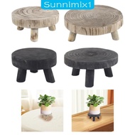 [Sunnimix1] Plant Stand, Plant Stool, Round, Garden, Flower Pot Holder, Flower Pot Stand for Indoor Lawn