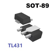 Pangestu Sparepart - ic Regulator TL431 431 Smd SOT-89 Shunt Large body regulator