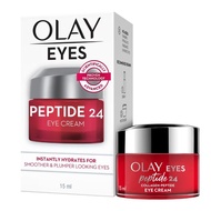 OLAY Eyes Peptide 24 Eye Cream 15g. โอเลย์ อายส์ บำรุงผิวรอบดวงตา ชุ่มชื่นกระชับ