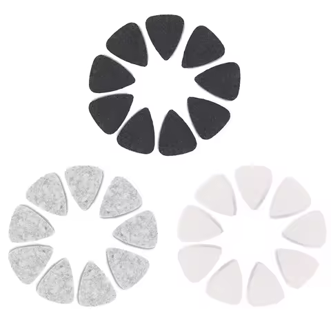 10pcs Electric Guitar Bass Ukulele Felt Picks Electric Guitar Mandolin Plectrum Classic Guitar Picks