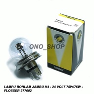 H4 Guava Bulb - 24 Volt 75W/75W - Flosser 377002
