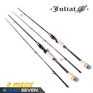 คันเบ็ด OCEAN SEVEN JULIAT มีทั้งเบทและสปินผลิตจากเส้นใยการ์ไฟท์เกรดสูง แคสเหยื่อ ถึง80กรัม จิ๊กเหยื