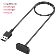 Charger for Fitbit Charge 6/5/Luxe Smartwatch Charger 3.3Ft USB Magnetic Wireless Fast Charging Cabl