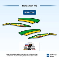 Striping HONDA Win 100 Original (37) Variations Traill Treill Trill Japan Japan Custom Racing 1984 2