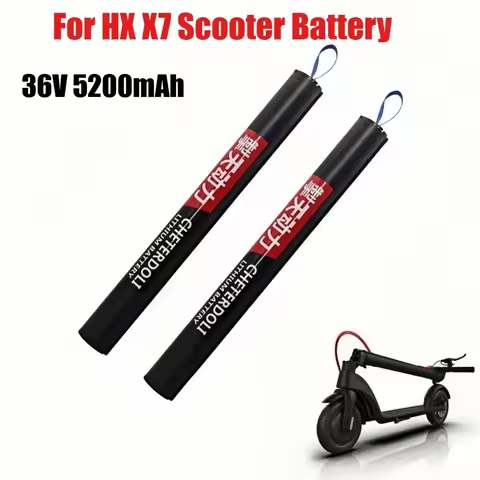 36V 5.2Ah X7 Scooter Battery Foldable Built-in Rechargeable Batteries For Huanxi HX X7 Scooter Elect