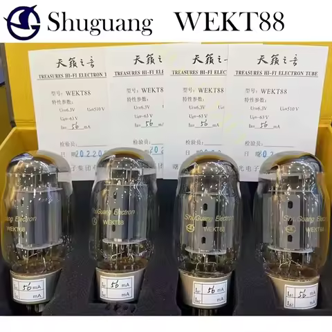 Shuguang Tube WEKT88 Vacuum Tube Valve Upgrade EL34 KT88T KT120 6550 KT88 HIFI Electronic Tube Ampli