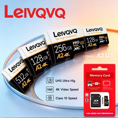 LEIVQVQ SD Micro Card 512GB Games SD Memory Card 256GB Micro TF SD Card 128GB 64GB Video TF Card For