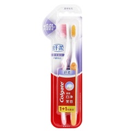 Colgate Toothbrush Slim Double-Effect Dazzling White Toothbrush Two Pieces Special Package Combinati