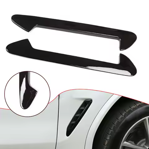 ABS Side Vent Trim Pair Compatible with For BMW X3 G01 2018 2023 and X4 G02 2019 2023 Excluding Perf