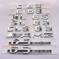 BENZ AMG Wordmark Rear Mark Tail Letter C63 6.3 E63 W204 CLS S63 CLS63 63 SL