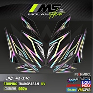Decal Sticker Striping Variation Transparent Uv Xmax Connected Xmax New Xmax V2 Xmax Gen 2 Yamaha Xm
