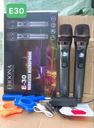 Micro Không Dây - Micro Karaoke Loa Bluetooth - Bộ 2 Micro Không Dây Ehoona E28/30- Micro Đa Năng Cự